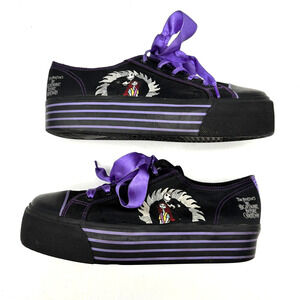 2003 Nightmare Before Christmas 10th Anniversary Black Purple Platform Sneaker 8